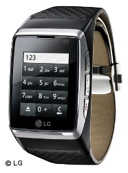 Das Handy am Handgelenk: Das LG GD910 Watchphone kommt Mitte Oktober in die Läden